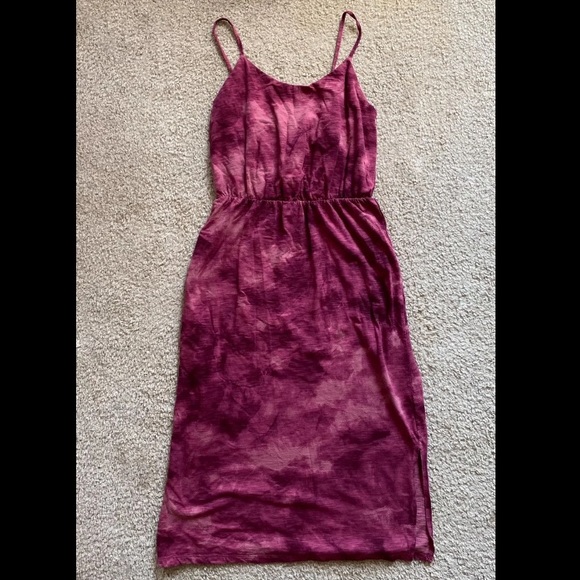 NWT Old Navy Tie Dye Midi Dress - Picture 2 of 6